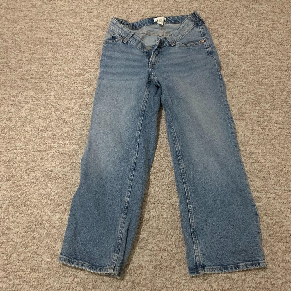 H&M Blue Ankle & Cropped Jeans